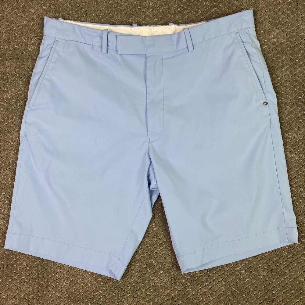 RLX Ralph Lauren Shorts Men's Size 35 Blue Golf Flat Front